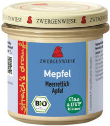 ZWERGENWIESE Crema tartinabila Mepfel cu hrean si mar, fara gluten bio, 135 g