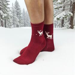 Aura Via Mikulásos-Karácsonyi rénszarvasos női zokni 38-41 101544