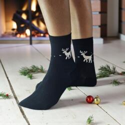 Aura Via Mikulásos-Karácsonyi rénszarvasos női zokni 38-41 101532