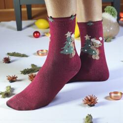 Aura Via Mikulásos-Karácsonyi női gyapjú zokni 35-38 101596