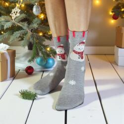 Aura Via Mikulásos-Karácsonyi hóemberes női gyapjú zokni 35-38 101582