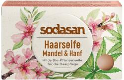 sodasan Sapun pentru par cu migdale si canepa bio, 100 g