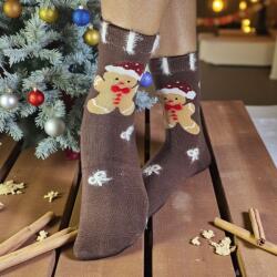 Aura Via Mikulásos-Karácsonyi mézis női gyapjú zokni 38-41 101580