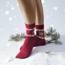 Aura Via Mikulásos-Karácsonyi hópiés női zokni 38-41 101550
