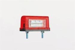 Fristom Rendszám megvilágítás PIROS 12-24V kis tégla alakú 2 LED 83mm x 30mm magasság: 40mm (FT-16A LED) (FT-016ALED) - jarmulampa