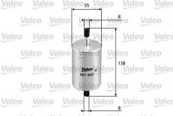 VALEO filtru combustibil VALEO 587002 (587002) - centralcar