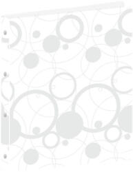 KARTON P+P Műanyag gyűrűskönyv A/4, 4 gyűrűs, black&white, fehér (KPP-2-225) - mesescuccok