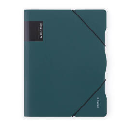 KARTON P+P Műanyag gumis mappa A/4, VERDE, mélyzöld (KPP-2-670) - mesescuccok