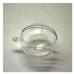  Átlátszó akril gömb, átm. 10 cm