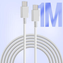 Samsung gyári USB-C/USB-C kábel EP-DN980 (doboz nélküli), 3A, 1m, fehér