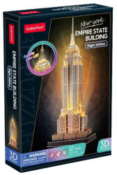 CubicFun Empire State Building LED Light 3D Puzzle L539h