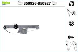VALEO Mecanism actionare geam VALEO 850926 (850926) - centralcar