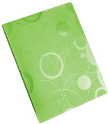 KARTON P+P Műanyag gyűrűskönyv A/4, 4 gyűrűs, neocolori, zöld (KPP-2-949) - officetrade