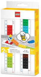 LEGO® Vonalzókészlet, 2 darabos, mini figurával, LEGO (52558) - iroszer24