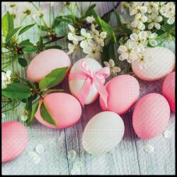 PAW Húsvéti papírszalvéta 33x33 cm 3 rétegű 20 lap/csomag Tojások virággal