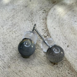 Labradorit ásvány nemesacél fülbevaló