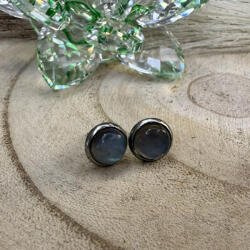  Labradorit extra ásvány nemesacél fülbevaló