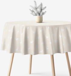 Goldea kör alakú terítő natura - szarvasok természetes talajon Ø 170 cm