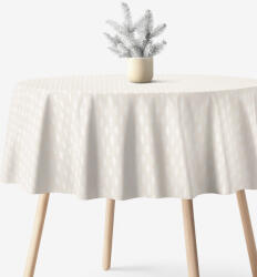 Goldea kör alakú karácsonyi terítő natura - ágak természetes alapra Ø 260 cm