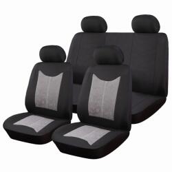 Ro Group Set Huse Scaune Auto pentru Audi A7 - RoGroup Sueden-Polyester, cu fermoare pentru bancheta rabatabila, 9 piese