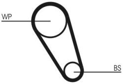 Continental Ctam Vodné čerpadlo + sada ozubeného remeňa CONTINENTAL CTAM CT1185WP6 (CT1185WP6)