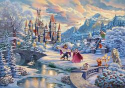 Schmidt Spiele - Puzzle Thomas Kinkade: Disney: Frumoasa și Bestia, magie - 1 000 piese Puzzle