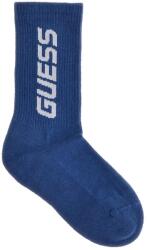 Guess Сини дълги чорапи за момче с надпис Guess в бяло