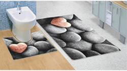 BellaTEX Килимче за баня и тоалетна Тъмни камъни 3D Bellatex Bellatex | Siv | Home | UNI