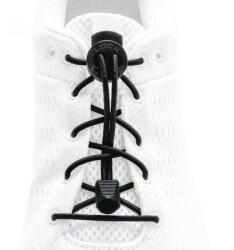 LOCK LACES Șireturi Lock Laces, negru solid