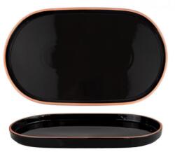 Horecano - Порцеланово плато овално 36x21xh2, 8см HELLA-BLACK-(HC-56435) (0156435)