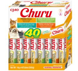 Inaba Foods Churu Cat Varieties Recompense Cremoase cu Pui 40 buc - vetpet-shop