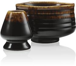 Kusmi Matcha Gift Set cu bol și suport pentru tel (porțelan)