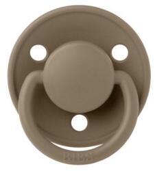 BIBS Suzeta din silicon cu tetina rotunda marime universala (0-3 ani) De Lux Dark Oak, 1 bucata, Bibs