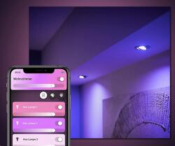 Philips Смарт LED димируема луничка Philips Hue White Ambiance GU10, 350 lm, 4.3W, 2 бр. (BT, Zigbee, HomeKit, Google, Alexa, SmartThings)