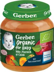 Gerber Piure Bio din mar cu piersica si caisa de la 4 luni, 125g, Gerber