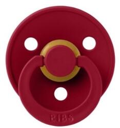 BIBS Suzeta din latex cu tetina rotunda 0 luni+ Colour Ruby, 1 bucata, Bibs