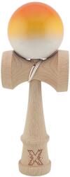 Flippy Kendama X Originala, Profesionala, Flippy, Super Sticky din Lemn, 18 cm, Gradient Portocaliu Galben Alb (teo-162848)