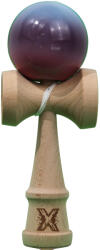 Flippy Jucarie Kendama X Originala, Profesionala, Flippy, Super Sticky din Lemn, 18 cm, Gradient Albastru Deschis Mov Roz (teo-162737)