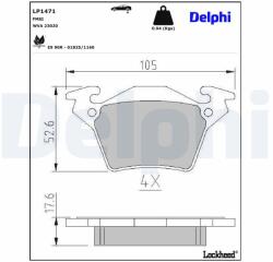 DELPHI Klocki Ham. Mercedes Vito (lp1471)