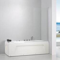 Anahita Paravan de cada pivotant Recall, sticla transparenta 6 mm, profil crom, 80 x 140 cm, Anahita (YGPF-101C26CL)