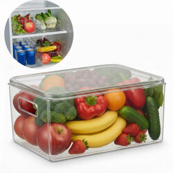 köken Cutie depozitare alimente cu capac Koken, organizator pentru frigider, birou, bucatarie 23.5x13x11 cm, plastic transparent fara BPA - koken - 32,00 RON