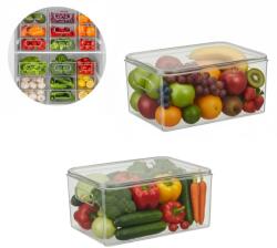 köken Cutie depozitare alimente cu capac Koken, organizator pentru frigider, birou, bucatarie 23.5x13x11 cm, plastic transparent fara BPA - koken - 57,00 RON