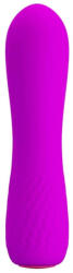 Pretty Love Mini vibrátor, Pretty Love, Beau, 11-15 cm, lila, akkumulátoros, vízálló, 12 rezgési mód, orvosi szilikon, ergonomikus, kezdőknek is ideális