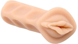 Chisa-novelties Realisztikus műpunci, Chisa Novelties, Abby Kitty, 11-15 cm, testszínű, bőrszerű, rugalmas, vízálló, kompakt, könnyen tisztítható
