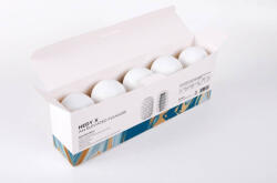 SVAKOM Tojás maszturbátor szett, Svakom, Hedy X Reaction, 5 darab, 6-10 cm, fehér, vízálló, ultralágy TPE, körkörös textúra, többször használható