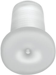 Pipedream - PDX Extreme Műpopsi, Pipedream PDX Extreme, Wet Stroker - Slide & Glide Frosted, 11-15 cm, 7-7, 9 cm, színtelen, önsíkosító, vízálló, ergonomikus tok