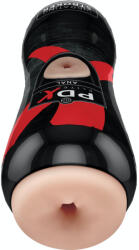 Pipedream - PDX Elite Műpopsi maszturbátor, Pipedream PDX Elite, Vibrating Anal Stroker, 16-20 cm, testszínű-fekete, vibrációs, vízálló, elemes (3xLR44), TPE