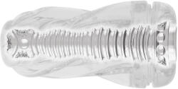 Loverzzz Férfi maszturbátor hüvely, Loverzzz, Twist, 11-15 cm, átmérő 7-7, 9 cm, áttetsző, rugalmas TPE, stimuláló, bordázott belső, vízálló