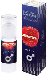 Loverzzz Vízbázisú síkosító, Loverzzz, Attraction For Him feromonos, 50 ml, natúr, illatos, latexbarát, hosszan tartó, könnyen lemosható, segédeszközbarát