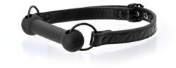 NS Toys Rúd szájpecek, NS Toys, Sinful Bar Gag, 2, 5-2, 9 cm, fekete, vinil, állítható méretű pánt, szájba helyezhető BDSM fétis kiegészítő